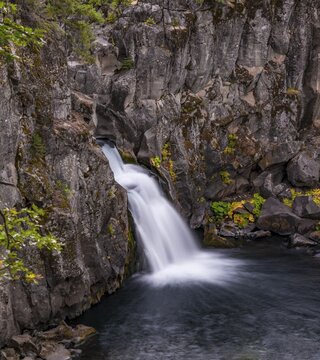 Waterfall, McCloud Falls, Upper Fall, California, USA