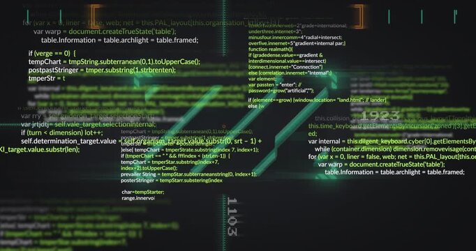 HUD receiving telemetry pulse, scrolling code over teal bars, aligning crosshair for monitoring