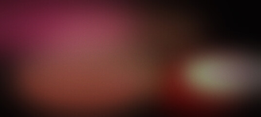 Obraz premium Abstract grainy background, with soft blurred, gradients of deep, burgundy, dark brown, and a glowing, warm beige light, flare on the, right side
