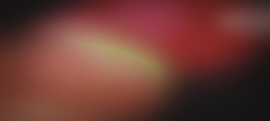 Fototapeta premium Blurred abstract background, with grainy texture, featuring soft transitions, of deep red, muted orange, and, dark charcoal black tones
