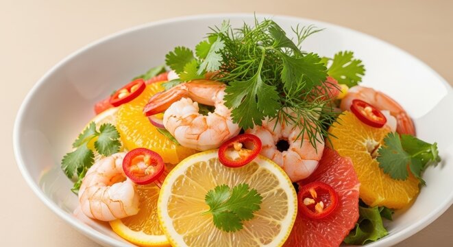 A vibrant stack of fresh red, green, and yellow chili peppers covered in water droplets against a dark background.
