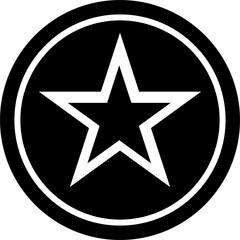 Fototapeta premium Black and white star vector illustration air for power and action design