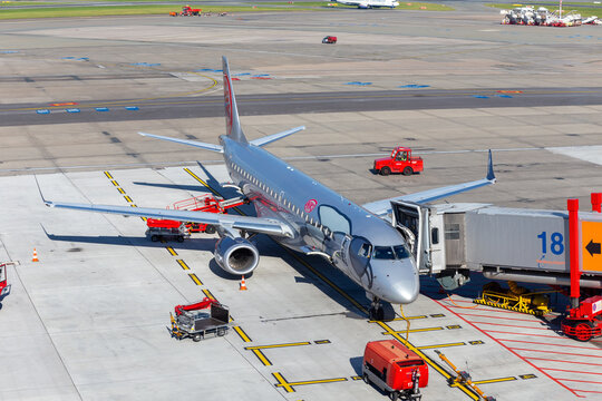 Nico aircraft at gate ready for boarding