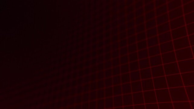 3d cinematic perspective of grid lines loop animation retro background. 4K loopable footage