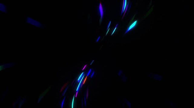 digital data stream matrix effect background video. 4K Abstract loopable footage