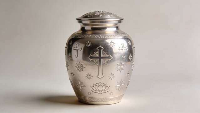 Isolated ashes urn