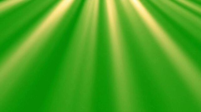 Green background with yellow rays shining from the top center, creating a bright and radiant effect.