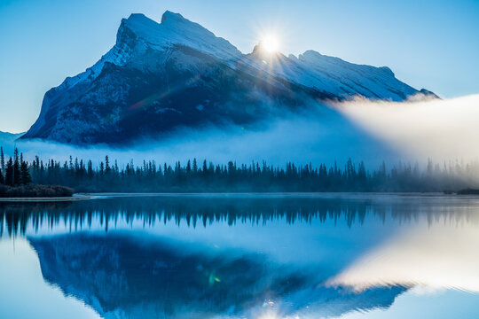 Mt. Rundle Blue Hour