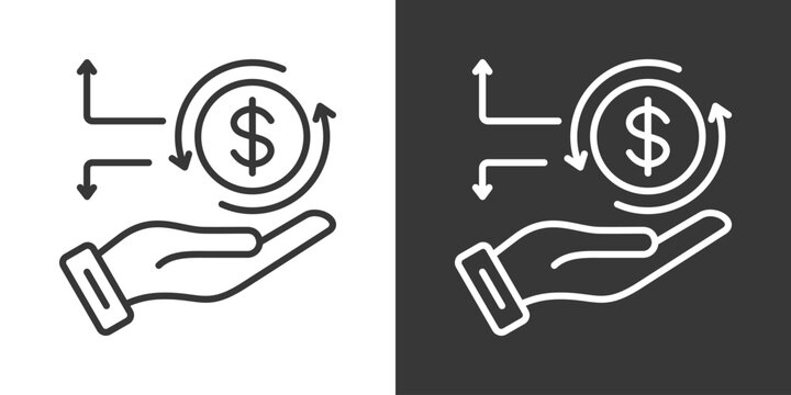 Life Cycle Icon Set Vector Collection Isolated In Black And White