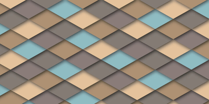 Geometric Diamond Pattern Background with Modern Colors