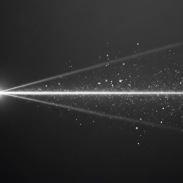 Laser Beam in Dark Space - A Focused Light Phenomenon.