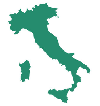 Italy map &ndash; vector illustration