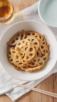 蓮根のきんぴら 和食の副菜・常備菜