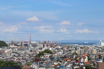 Obraz premium 根岸の街並み（神奈川県横浜市磯子区）