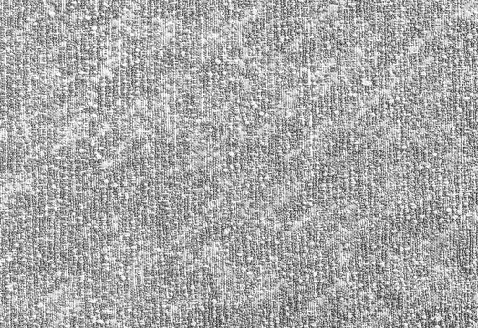 Gray textured fabric background with woven slub pattern