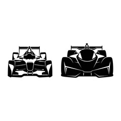 Obraz premium Formula 1 Race Cars Silhouette Comparison
