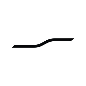 Daytime Running Light DRL Silhouette Vector Icon Design