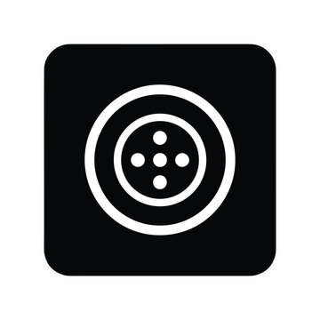 Parking Sensor Silhouette Flat Vector Icon Design