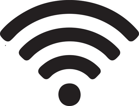 Wi Fi wireless network icon vector symbol