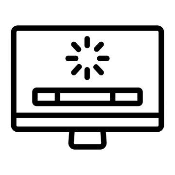 Loading spinner Line Icon