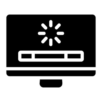 Loading spinner Solid icon