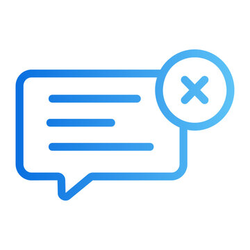 Error message Line Gradient Icon