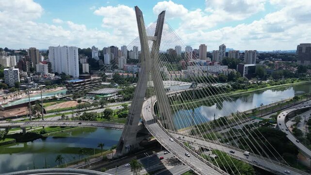 Ponte Estaiada Octavio Frias de Oliveira - S&atilde;o Paulo SP
