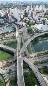 Ponte Estaiada Octavio Frias de Oliveira - S&atilde;o Paulo SP