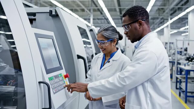 Skilled machine operator training in precision manufacturing
