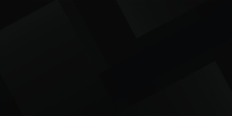 Obraz premium Abstract Black Geometric Background with Dark Gradient and Overlapping Layers