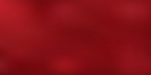 Obraz premium Red diagonal geometric shape with halftone. Modern fiber textured vector.