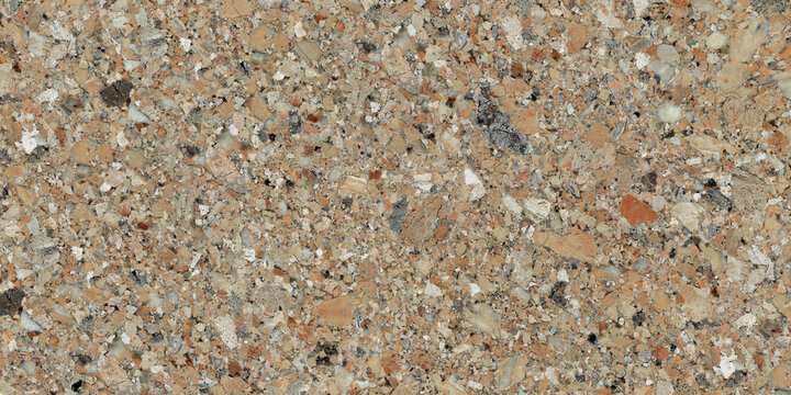 Brown Terrazzo with Mixed Stone Chips