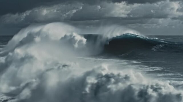 Crashing Ocean Waves.