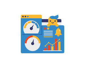 Fototapeta premium Performance Evaluation in a Digital Environment