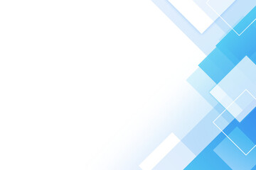 Fototapeta premium Blue Diagonal Geometric Business Frame, Transparent Modern Corporate Background with Copy Space PNG