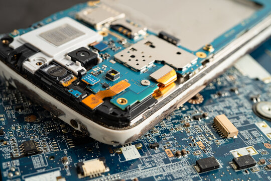 Repairing and upgrade circuit mainboard of notebook, electronic, computer hardware and technology.