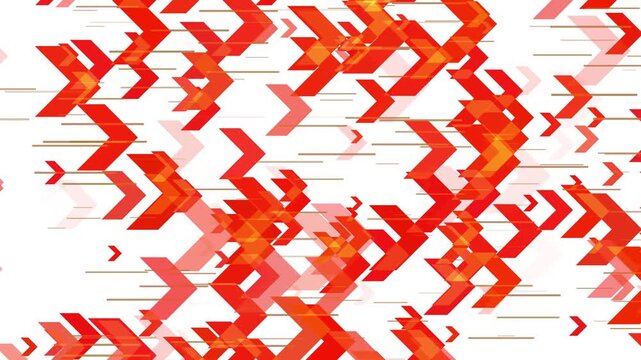 red arrows background video motion graphic. arrow pattern texture motion