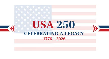 Obraz premium Abstract Patriotic Design with Stars and Stripes for American Commemoration