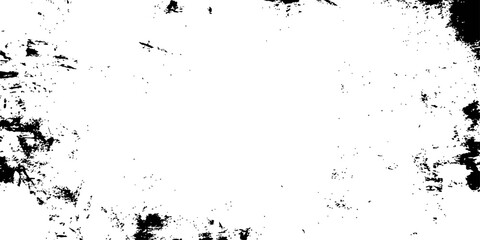 Fototapeta premium Black and White Vector Grunge Distressed Frame Overlay Texture Abstract Dirty Background Design Element