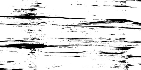 Fototapeta premium Black and White Distressed Grunge Texture Vector Background with Horizontal Scratch and Wood Grain Effect Overlay