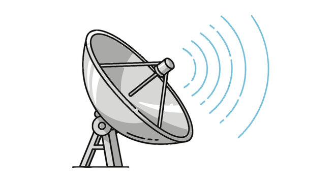 Satellite Dish Antenna Communication Technology.