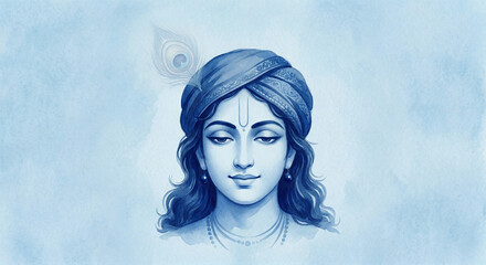 Fototapeta premium Krishna