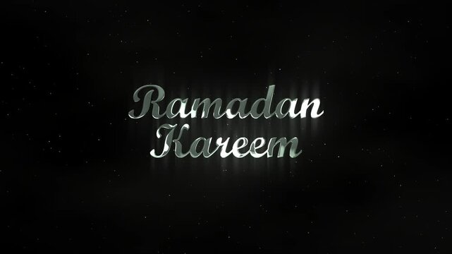 Ramadan Kareem Text Animation. Ramadan Mubarak. Ramadan Greeting. Ramadan Kareem Animated Typography. Holy Month. Happy Ramdan