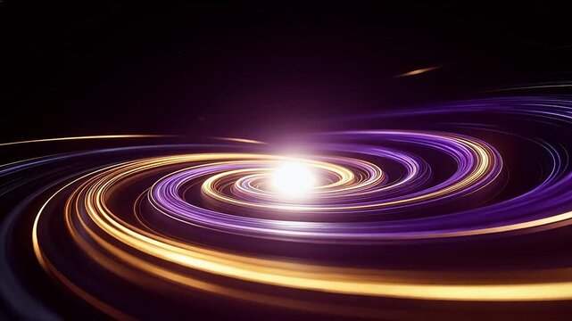 Abstract spiral light pattern