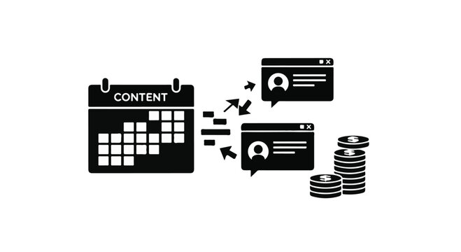 Content creation schedule and monetization strategy