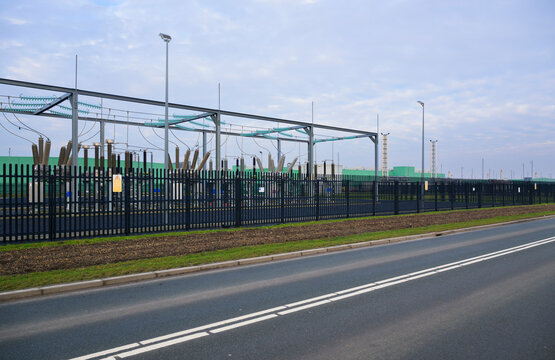 Data center with high voltage transformers in Middelmeer the Netherlands
