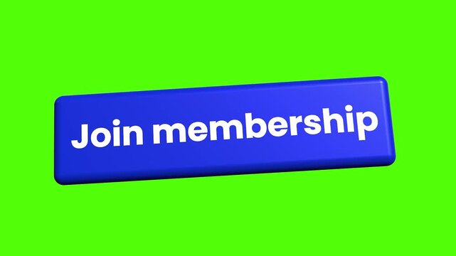 Join Membership Button Animation on Green Screen
