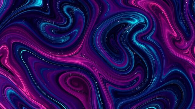Dynamic Abstract swirling cosmic pattern representing Generative AI and Creative Energy