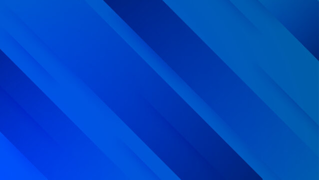 Professional blue abstract background featuring diagonal stripes and corporate gradient style