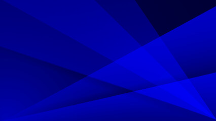 Obraz premium Deep navy blue abstract background with sophisticated overlapping geometric triangle layers and premium dark gradient tones